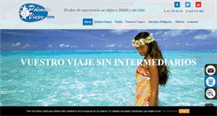 Desktop Screenshot of polinesiaviajes.com